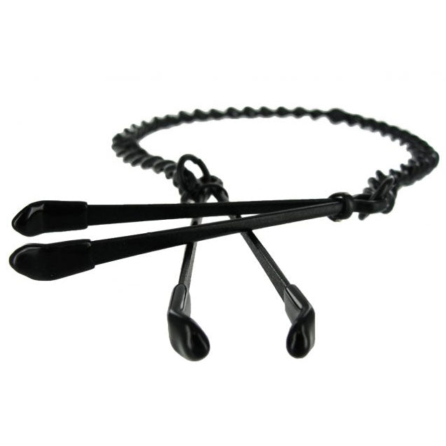 PlayBound UK adult toys & lingerie: reign noir black nipple tweezer clamps