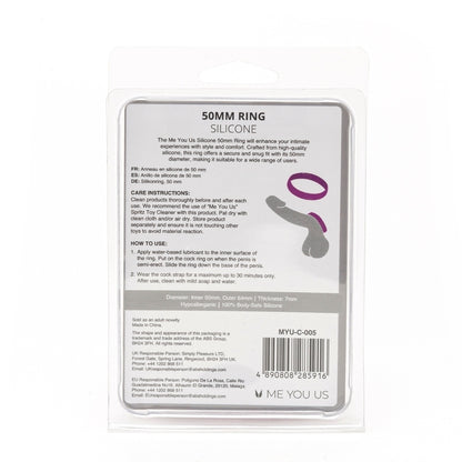 PlayBound UK adult toys & lingerie: me you us silicone 50mm ring
