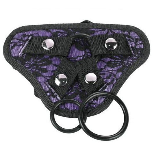 PlayBound UK adult toys & lingerie: me you us lace harness with bullet pocket