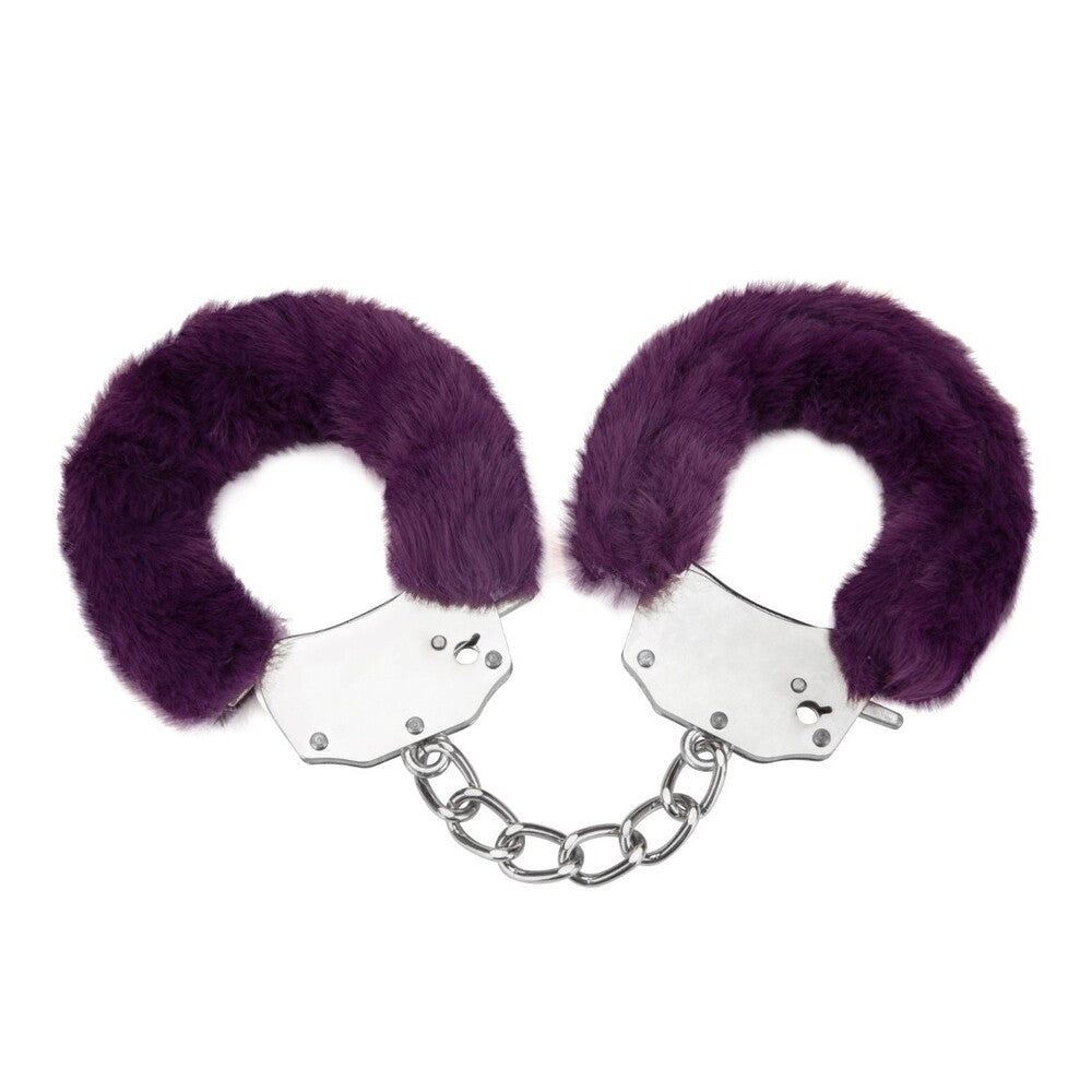 PlayBound UK adult toys & lingerie: me you us furry handcuffs purple