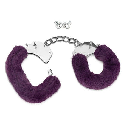 PlayBound UK adult toys & lingerie: me you us furry handcuffs purple