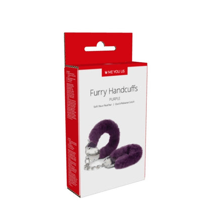PlayBound UK adult toys & lingerie: me you us furry handcuffs purple