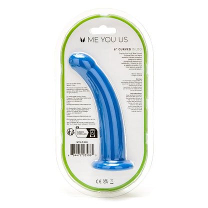 PlayBound UK adult toys & lingerie: me you us 6 inch curved silicone dildo