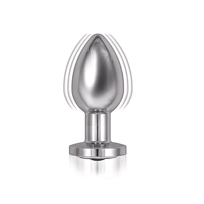 PlayBound UK adult toys & lingerie: ass sation remote vibrating butt plug silver