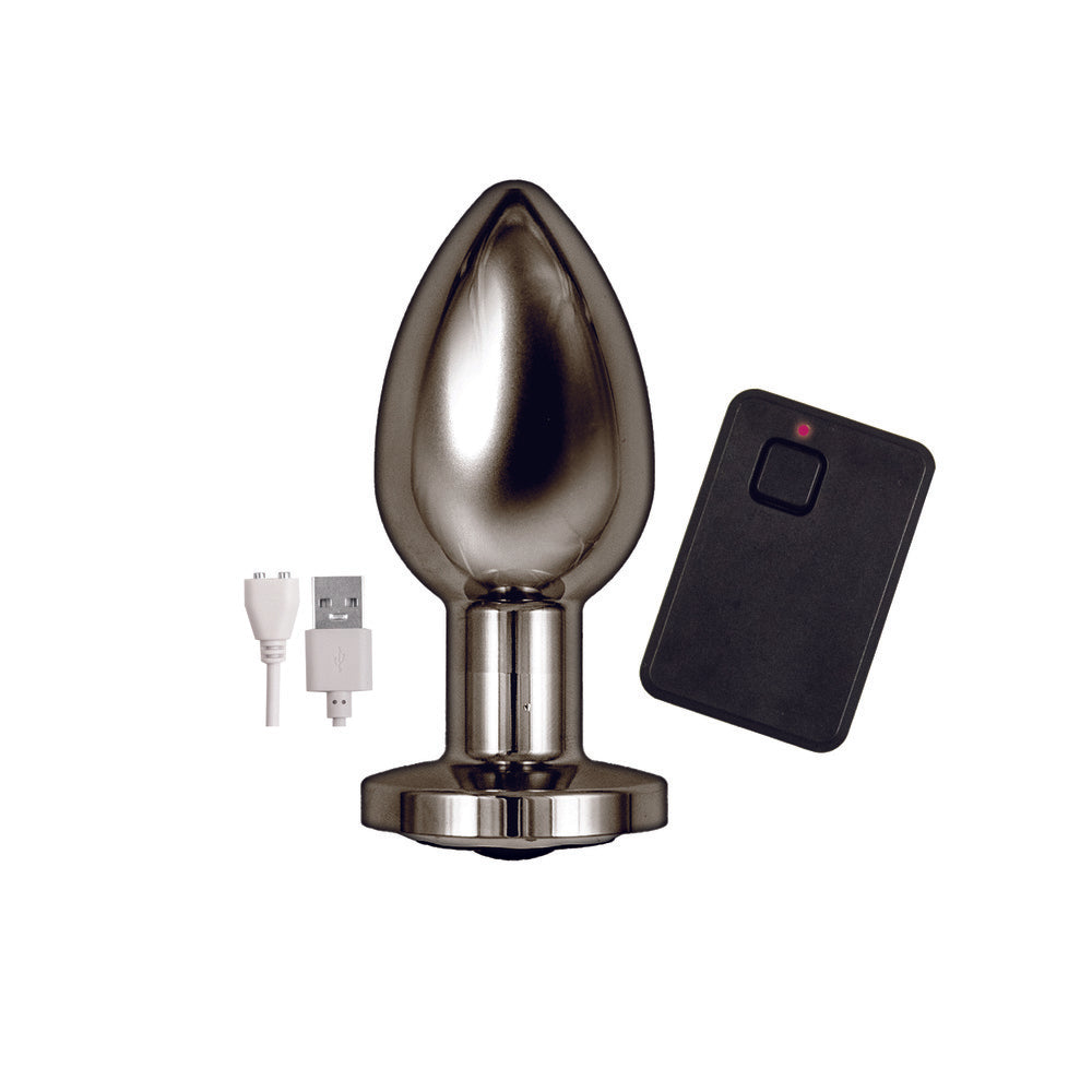 PlayBound UK adult toys & lingerie: ass sation remote vibrating butt plug black