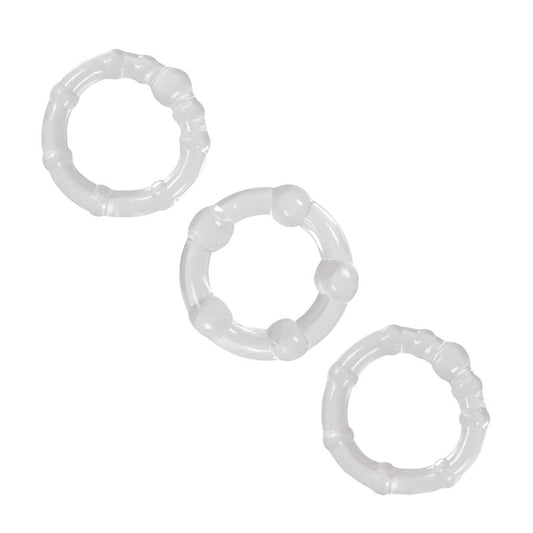 PlayBound UK adult toys & lingerie: ns novelties renegade intensity rings cockrings clear
