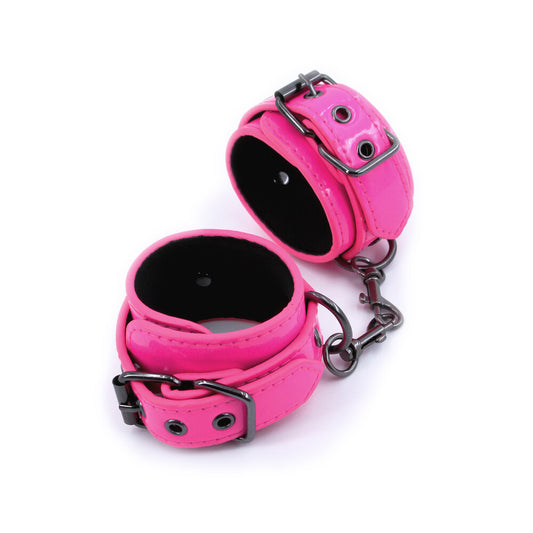 PlayBound UK adult toys & lingerie: electra wrist cuffs pink