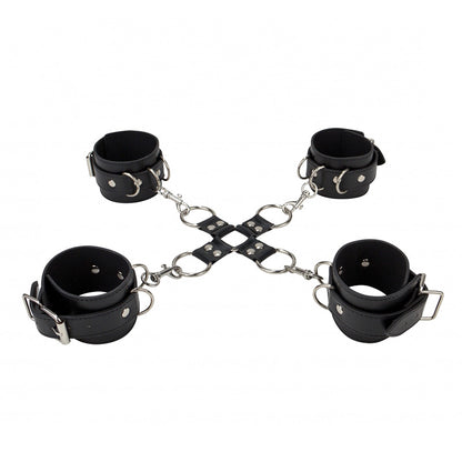 PlayBound UK adult toys & lingerie: shots ouch leather hand and leg cuffs