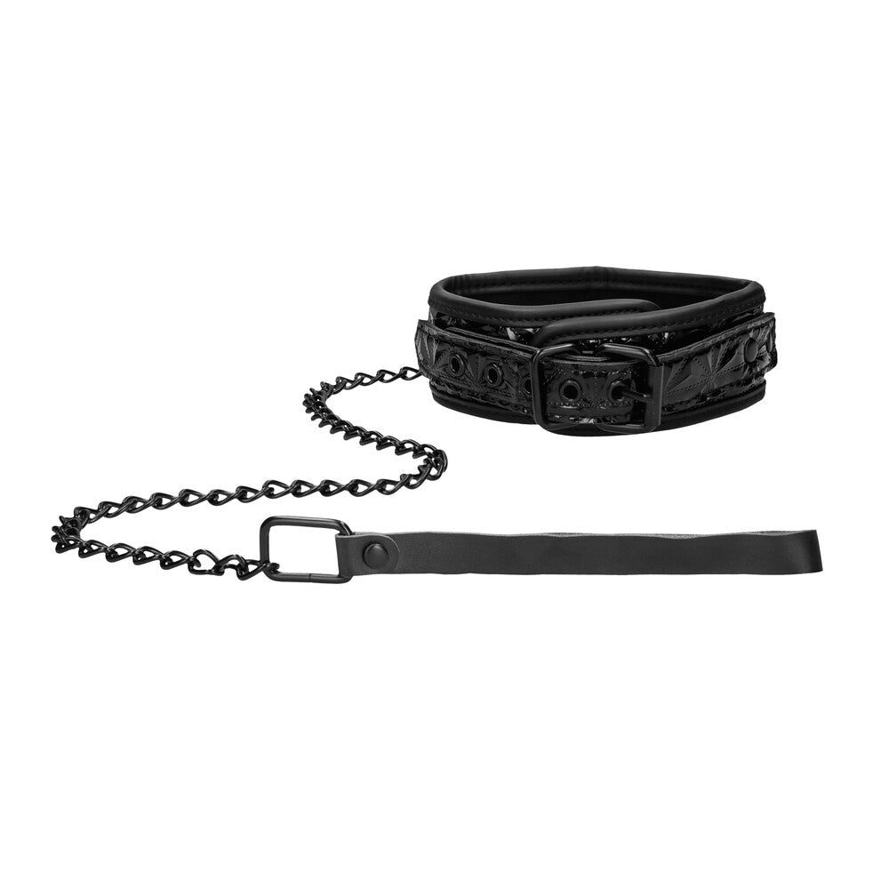 PlayBound UK adult toys & lingerie: ouch luxury collar with leash