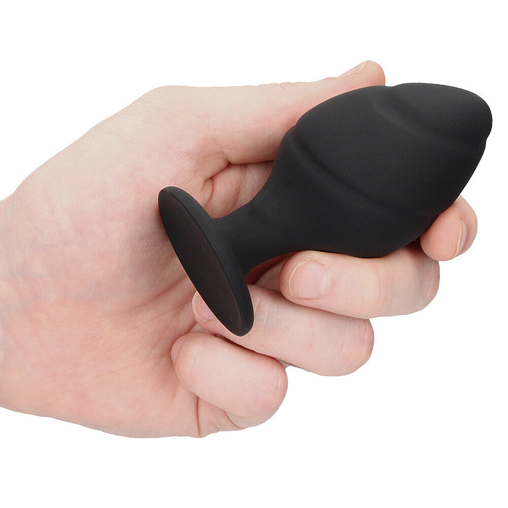 PlayBound UK adult toys & lingerie: ouch silicone swirled butt plug set black