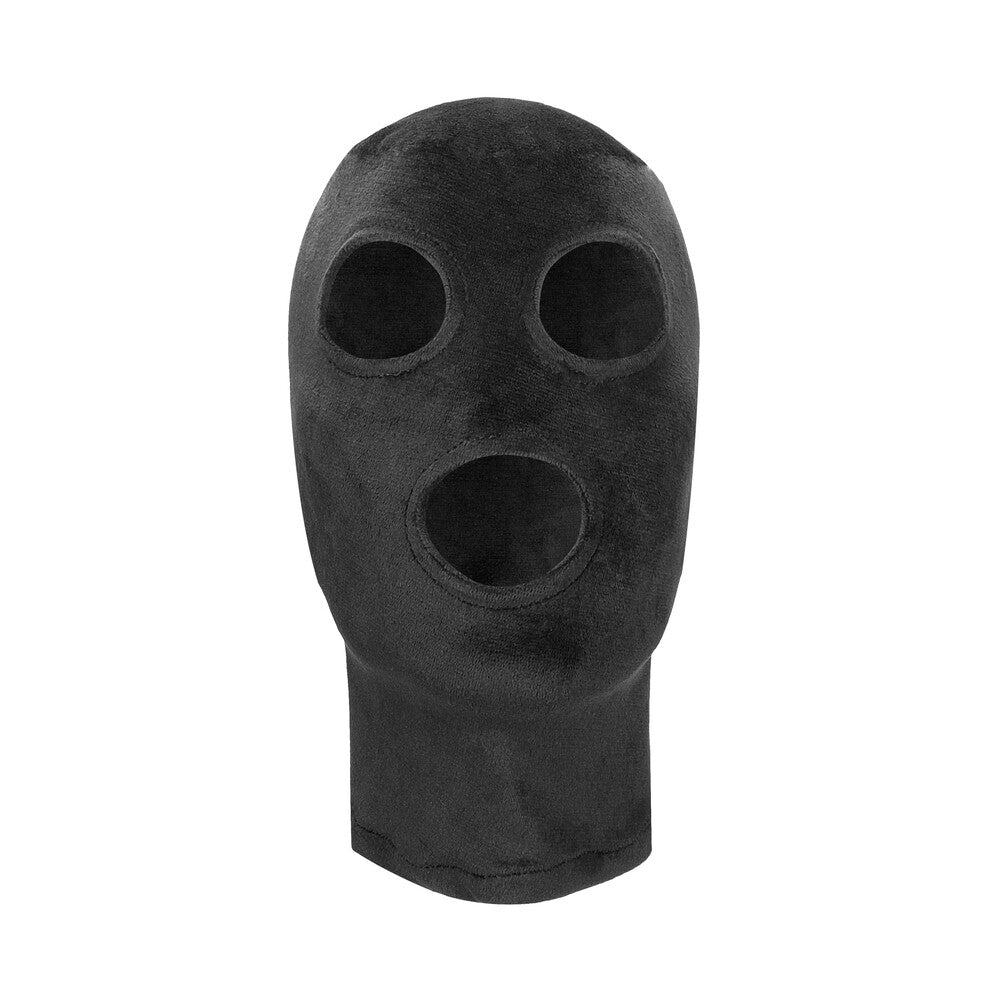 PlayBound UK adult toys & lingerie: ouch velvet mask with eye and mouth opening