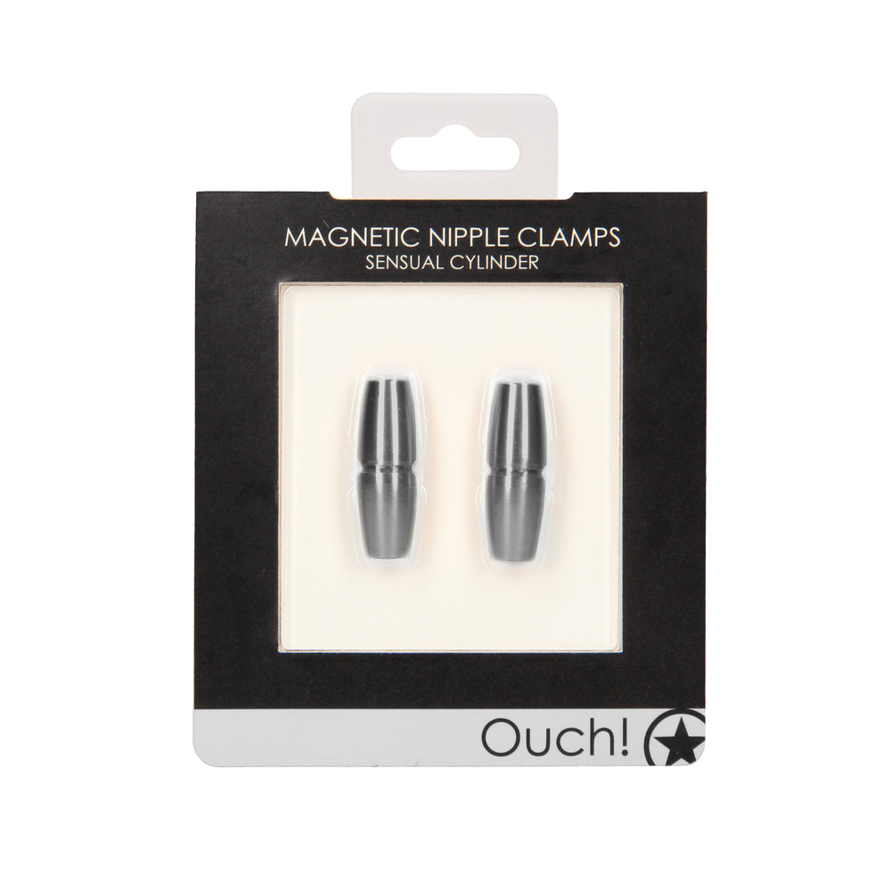 PlayBound UK adult toys & lingerie: ouch magnetic sensual cylinder nipple clamps