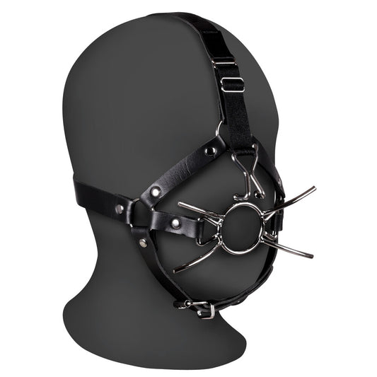 PlayBound UK adult toys & lingerie: ouch xtreme head harness with spider gag and nose hooks