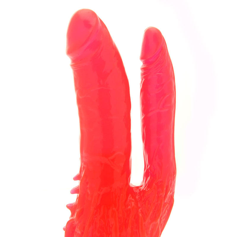 PlayBound UK adult toys & lingerie: 9 inch wall bangers double penetrator waterproof vibrator