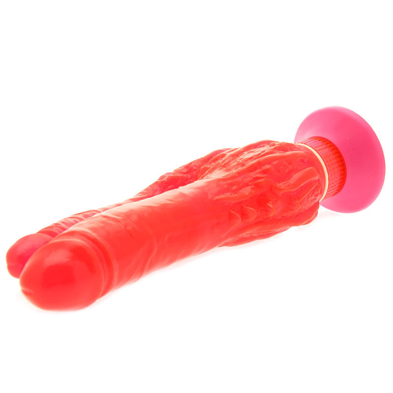 PlayBound UK adult toys & lingerie: 9 inch wall bangers double penetrator waterproof vibrator