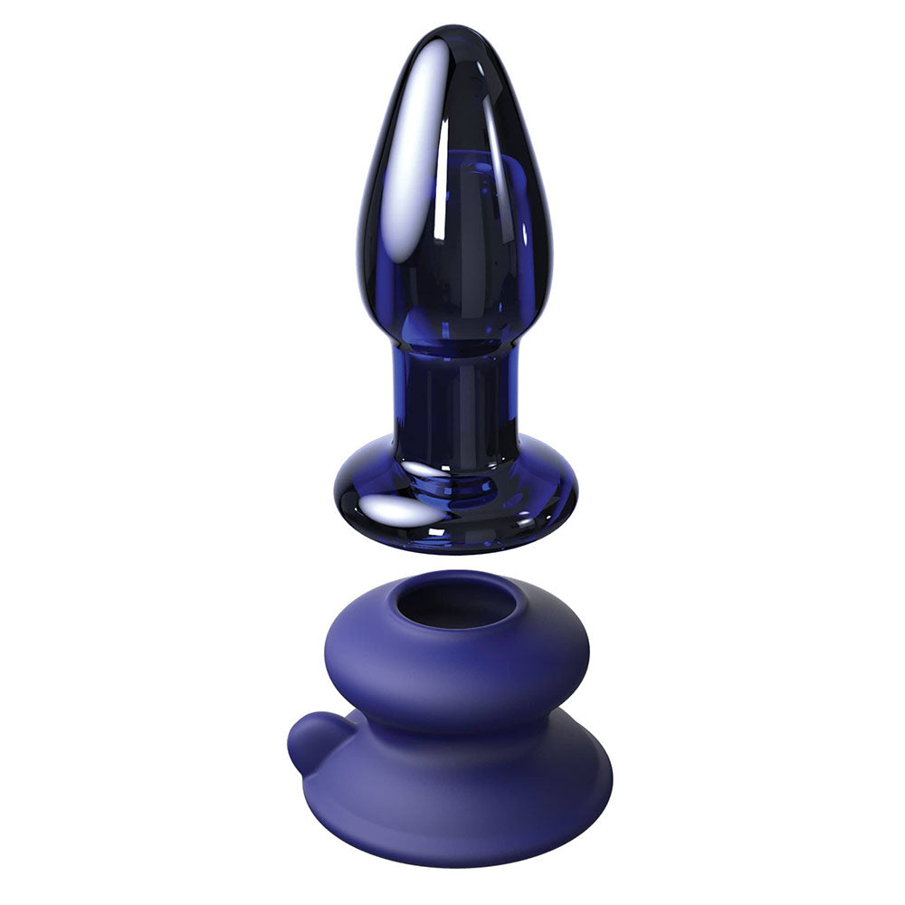 PlayBound UK adult toys & lingerie: icicles no 85 vibrating glass butt plug massager