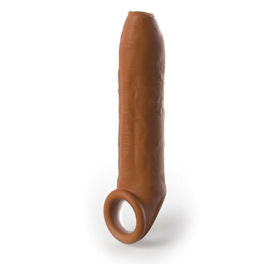 PlayBound UK adult toys & lingerie: xtensions elite 7 inch uncut penis enhancer with strap