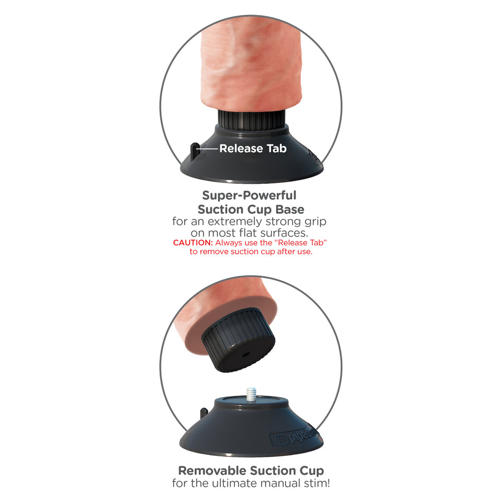 PlayBound UK adult toys & lingerie: king cock vibrating with balls 9 inches