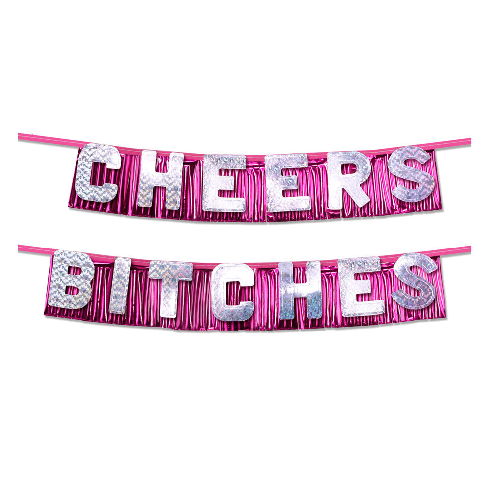 PlayBound UK adult toys & lingerie: bachelorette party favors cheers bitches party banner