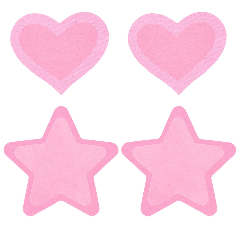 PlayBound UK adult toys & lingerie: peekaboo pasties hot pink glow in the dark