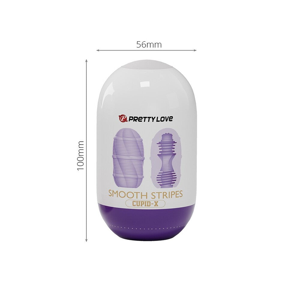 PlayBound UK adult toys & lingerie: pretty love cupid x smooth stripes masturbator