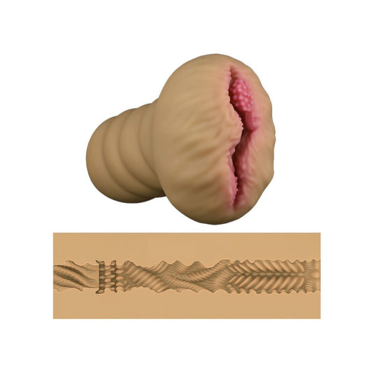 PlayBound UK adult toys & lingerie: lovetoy aliens pie number 1 masturbator flesh pink