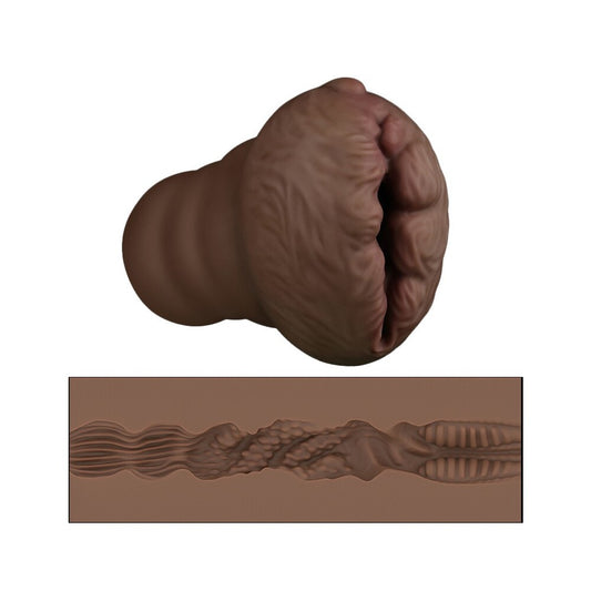 PlayBound UK adult toys & lingerie: lovetoy aliens pie number 3 masturbator flesh brown