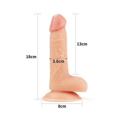 PlayBound UK adult toys & lingerie: lovetoy 7 inch the ultra soft dude dildo