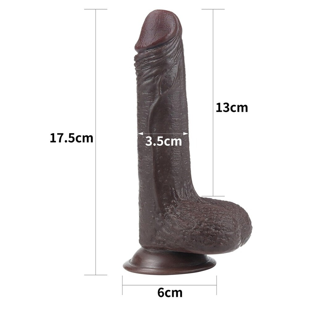 PlayBound UK adult toys & lingerie: lovetoy sliding skin 7 inch dong