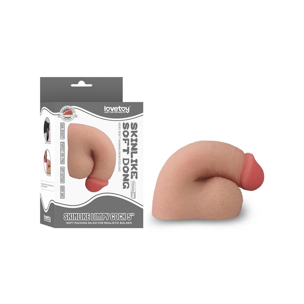 PlayBound UK adult toys & lingerie: lovetoy skinlike limpy cock 5 inches flesh pink