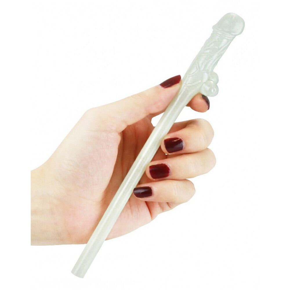 PlayBound UK adult toys & lingerie: lovetoy pack of 9 willy straws glow in the dark