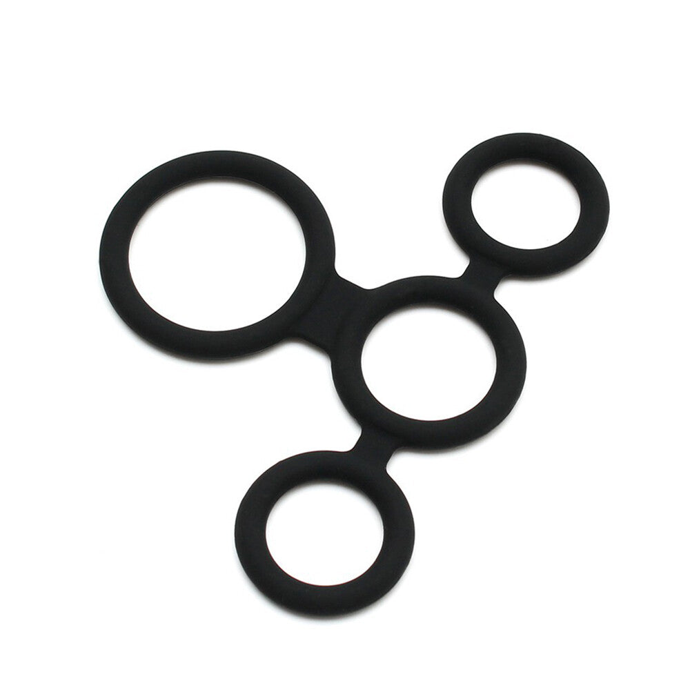 PlayBound UK adult toys & lingerie: rimba quatro cock ring and ball splitter