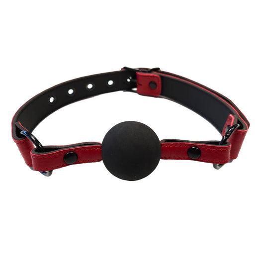 PlayBound UK adult toys & lingerie: rouge garments leather croc print ball gag