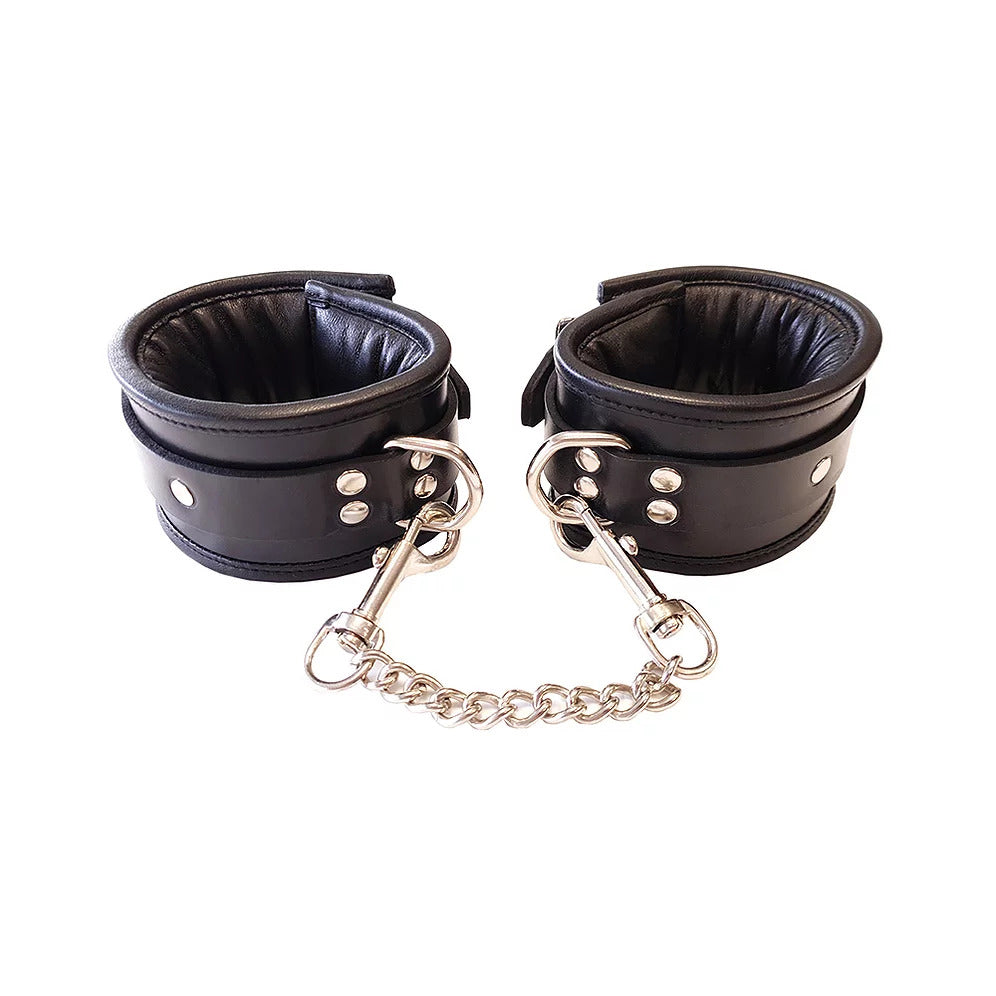 PlayBound UK adult toys & lingerie: rouge garments wrist cuffs padded black