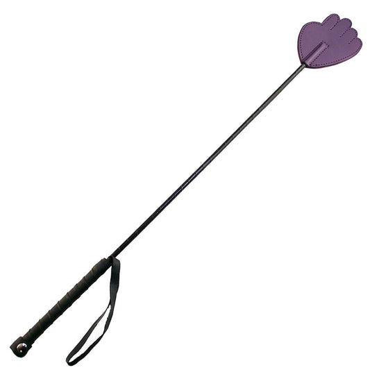 PlayBound UK adult toys & lingerie: rouge garments hand riding crop purple