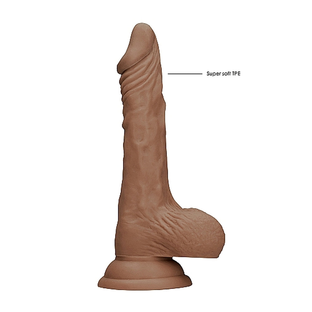 PlayBound UK adult toys & lingerie: realrock 7 inch dong with testicles flesh tan