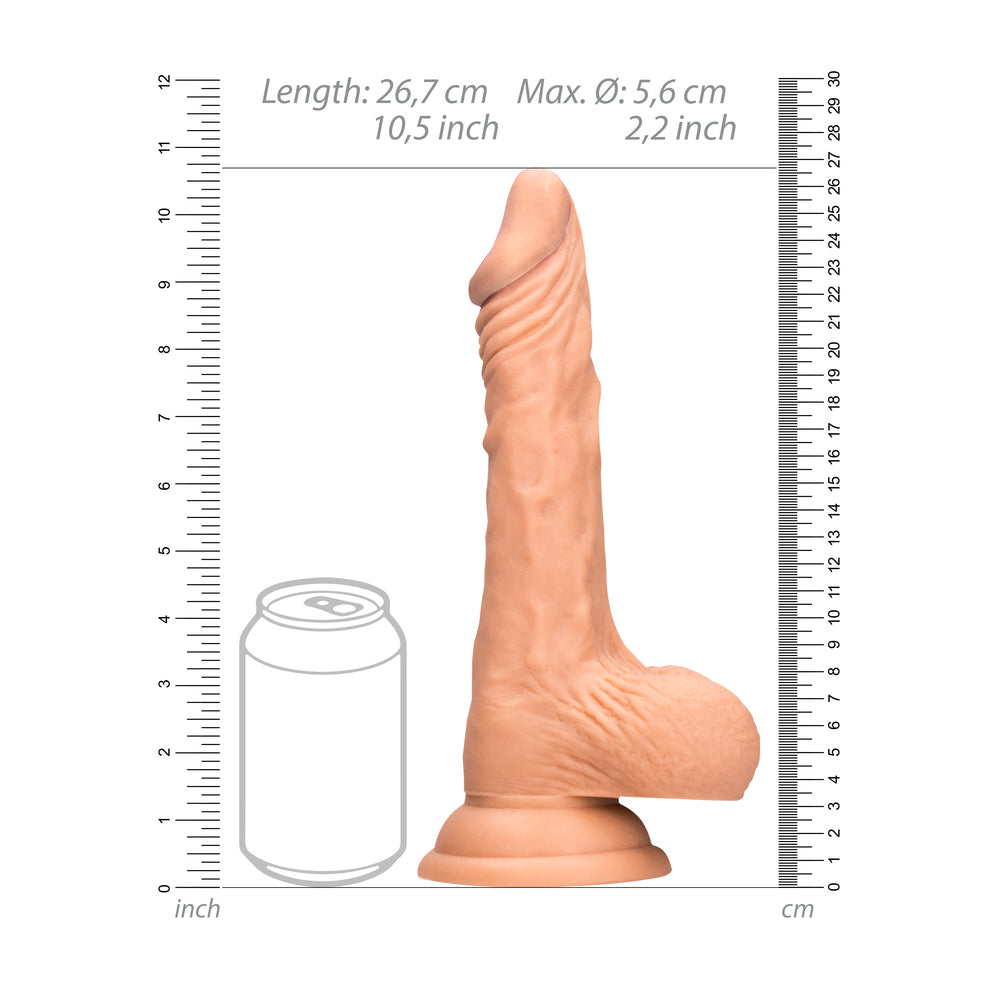 PlayBound UK adult toys & lingerie: realrock 10 inch dong with testicles flesh
