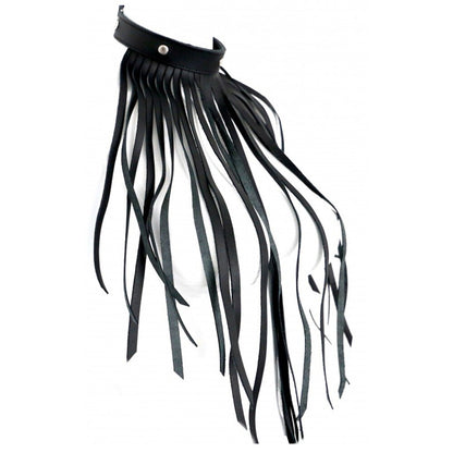 PlayBound UK adult toys & lingerie: leather fringe necklace collar