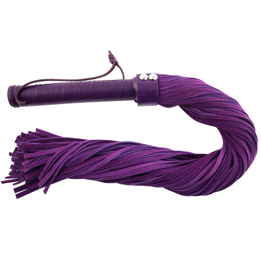 PlayBound UK adult toys & lingerie: rouge garments purple suede flogger