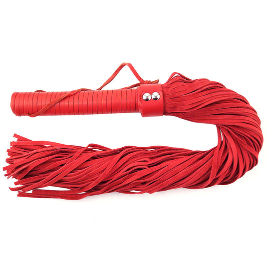 PlayBound UK adult toys & lingerie: rouge garments red suede flogger