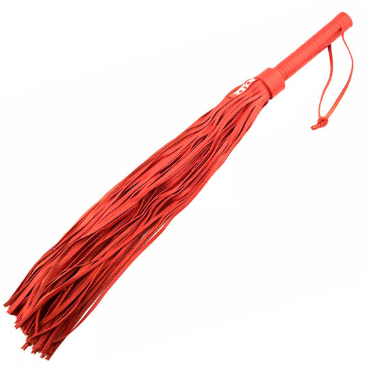 PlayBound UK adult toys & lingerie: rouge garments large red leather flogger