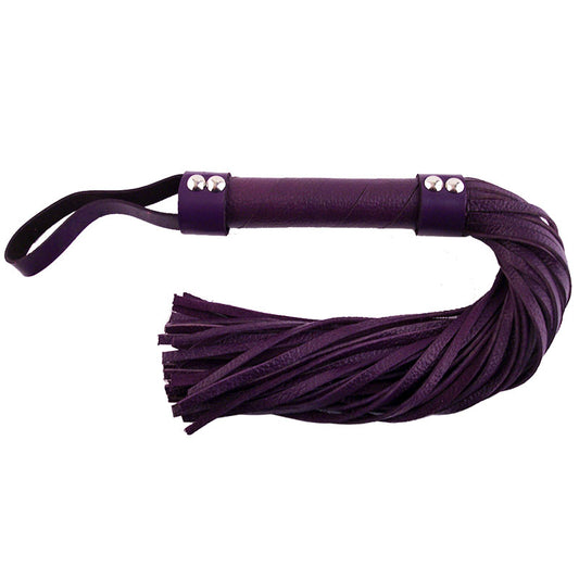 PlayBound UK adult toys & lingerie: rouge garments purple leather flogger