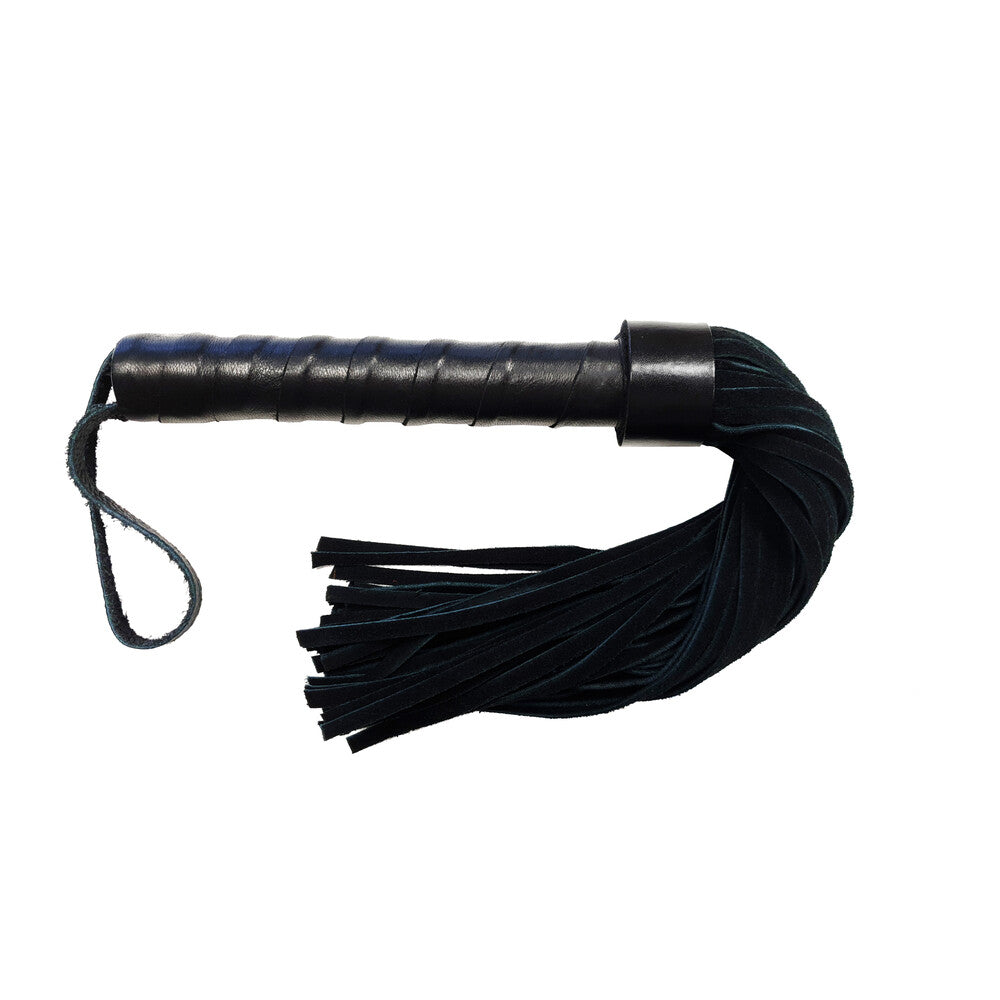 PlayBound UK adult toys & lingerie: rouge leather handle suede flogger