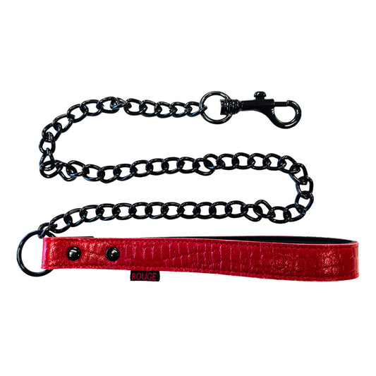 PlayBound UK adult toys & lingerie: rouge garments leather croc print lead