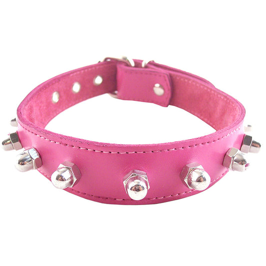 PlayBound UK adult toys & lingerie: rouge garments pink nut collar