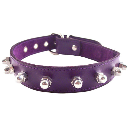 PlayBound UK adult toys & lingerie: rouge garments purple nut collar