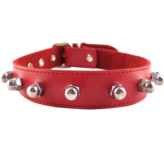 PlayBound UK adult toys & lingerie: rouge garments red nut collar