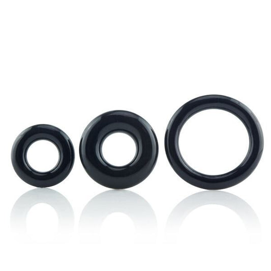 PlayBound UK adult toys & lingerie: screaming o ringo x3 cock rings black