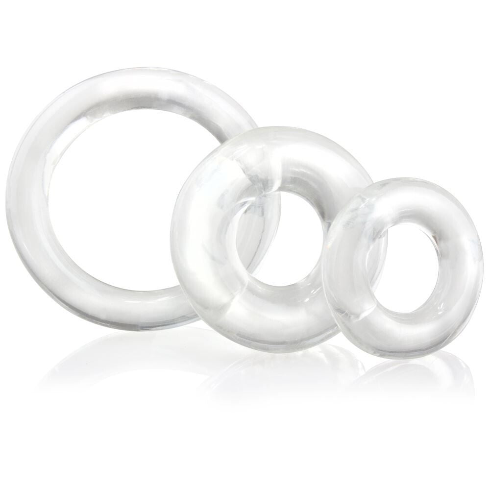 PlayBound UK adult toys & lingerie: screaming o ringo x3 clear cock rings