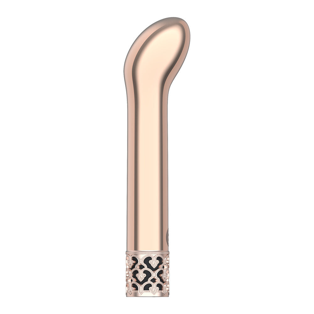 PlayBound UK adult toys & lingerie: royal gems jewel rechargeable g spot bullet rose gold